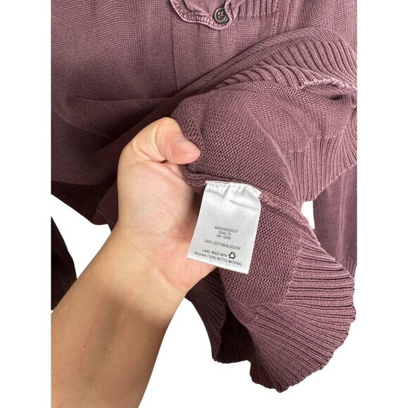 Outdoor Life Mens 100% Cotton Half-Zip Pullover Sweater Size L - Picture 3 of 4